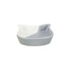 Ceramic Bowl - TRIXIE - 0.2 L - Ø 13 Cm - Grey/White - Round - Kitchen - Pet Bowl - Ceramic