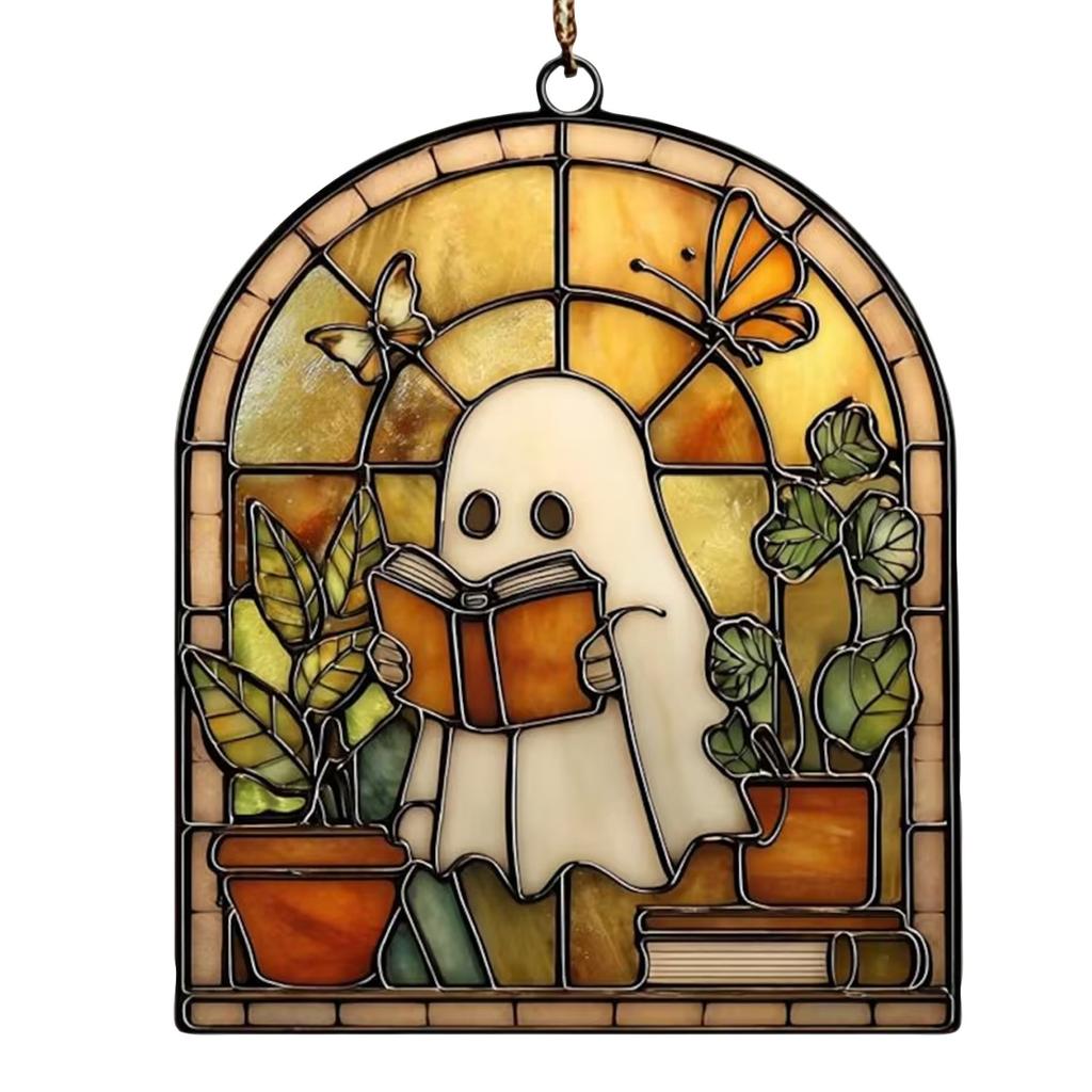 Acrylic Sun Catchers Flat Pendant, Home Outdoor Garden Courtyard Hanging Decoration Ornaments