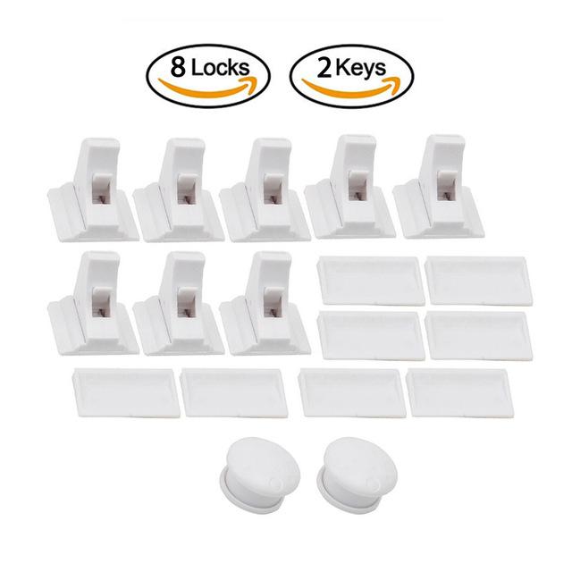10/20/28 sztuk szafka magnetyczna do szuflady zamki do szafek dziecko dzieci sprawdzanie bezpieczeństwa dziecka