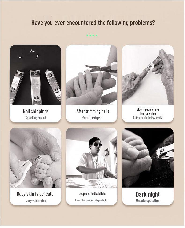 Automatic Multi-Functional Nail Shiner & Clipper for Children