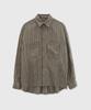 BILLIANT Striped Fatigue Two-Pocket Shirt_Khaki