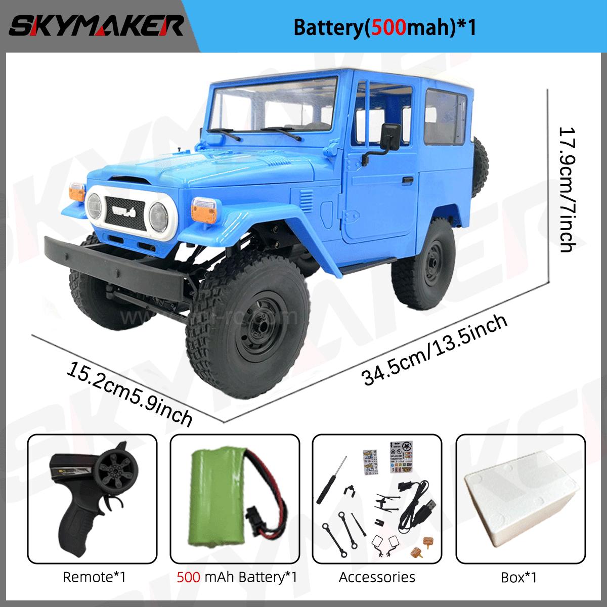 

WPL 1/16 Радиоуправляемая машина C34 2.4G Пульт дистанционного управления FJ40 4WD Внедорожный Джип DIY Аксессуары Скалолазание Радиоуправляемый Грузовик Транспортное средство Игрушечная Машина для Мальчиков