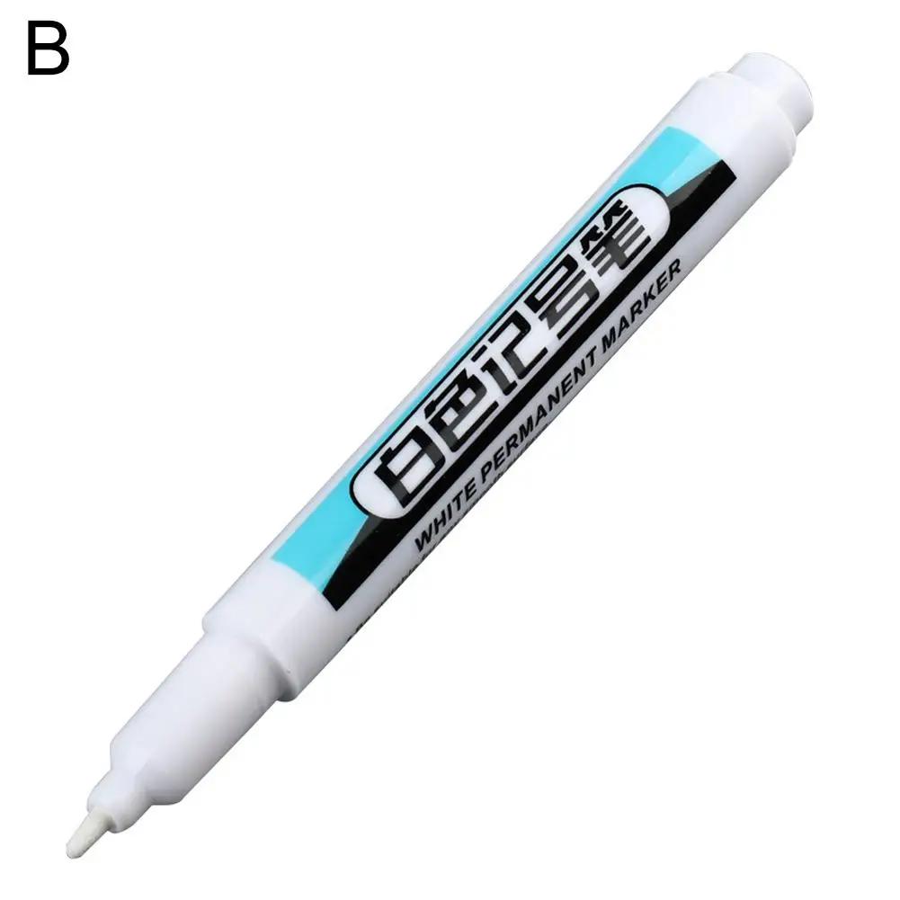 White Marker Oil-based Woodworking Marker Fine Head Quick-drying Ink Fluency Writing Suitable For All Kinds Material Surfac J2T7
