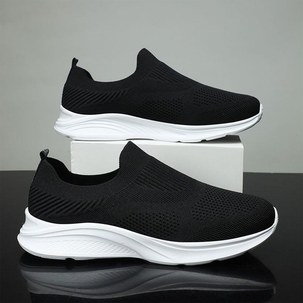 Men's Casual Low-Top - Mesh Knit Shoes Breathable and Lightweight