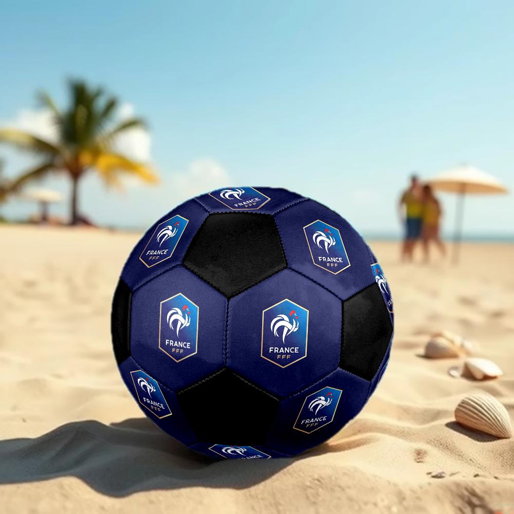 TAGLIA 5 Pallone da Calcio Federazione Calcistica Francese Colorato Per Tutte le Età Cucito a Macchina PVC Pronto per la Competizione Resistente Alta Rimbalzabilità