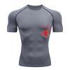 Men's T-shirt Men Running Sport T Shirt Men Compression Fitness Tops Tee Quick DryTight Training Gym Sport Running Shirts