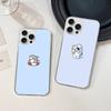 Cute anime Shark Phone Case For iPhone 17 16 15 14 13 12 11 Pro Max Plus Satin Colorful Cover