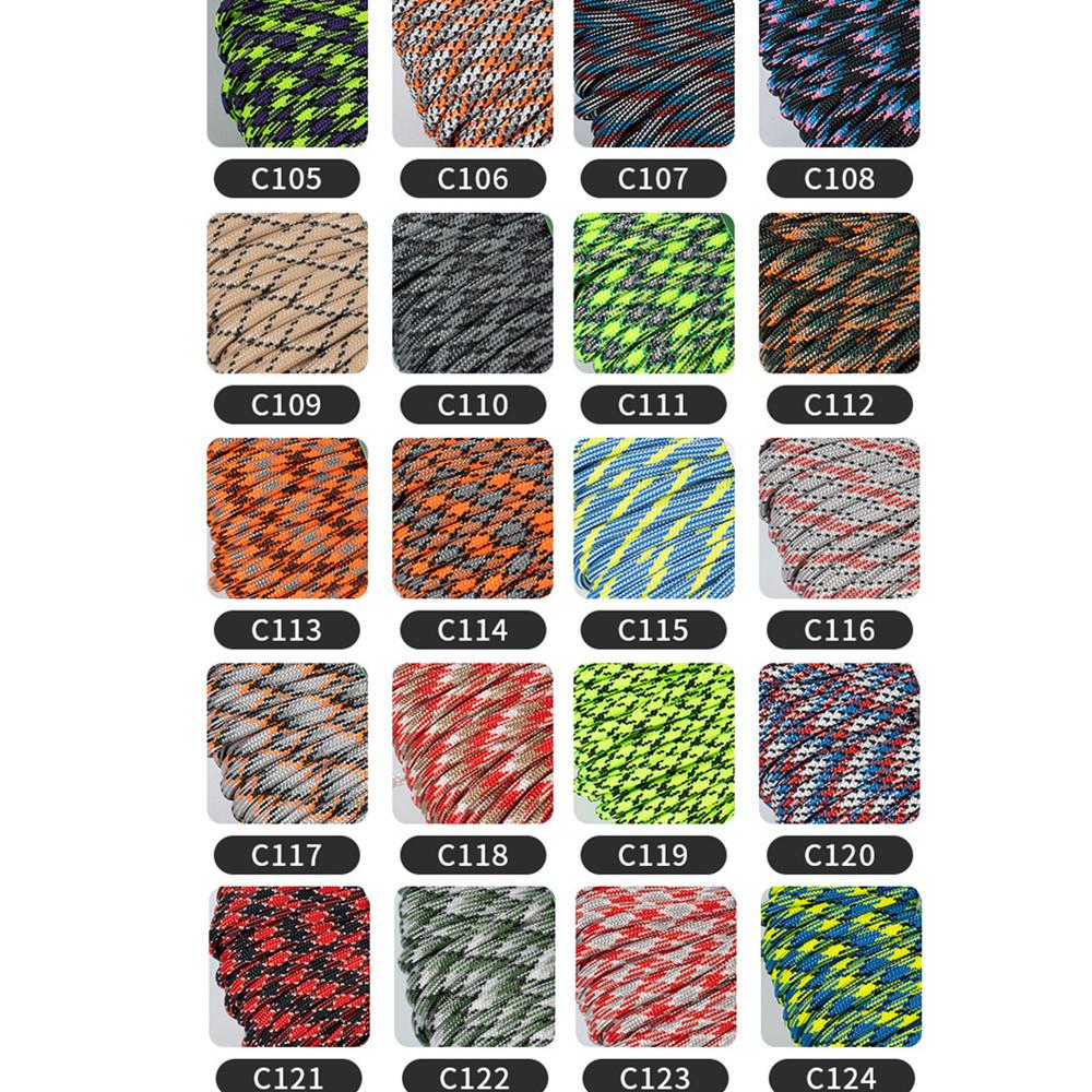 4mm 7 Strand Core 550 Polyester DIY Handmade Woven Bracelet Cord Jewelry Raw Material Keychain Phone Pendant Findings Nylon Rope