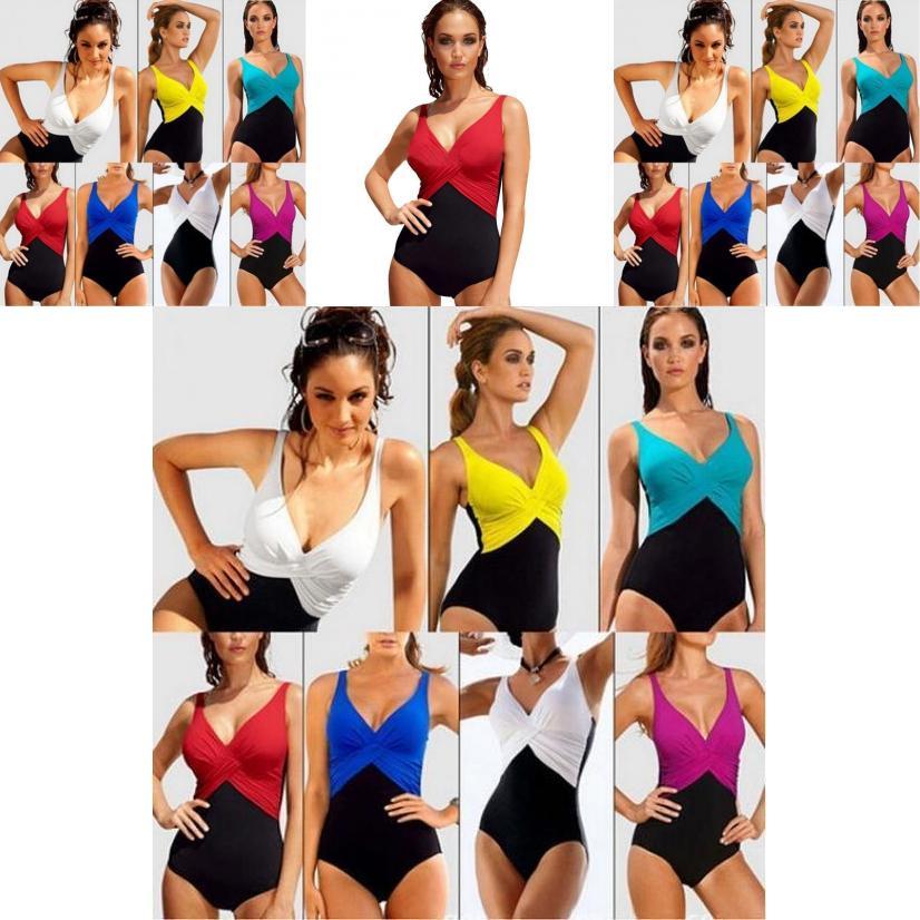Bikini Monokini Donna Sexy Estivo Lussuoso Con Imbottitura Confortevole E Stile