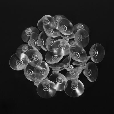 2cm 30PCS Button Bathroom Supplies Mushroom Head  Sucker Pad Suction Cup Storage Hook Suckers Cup
