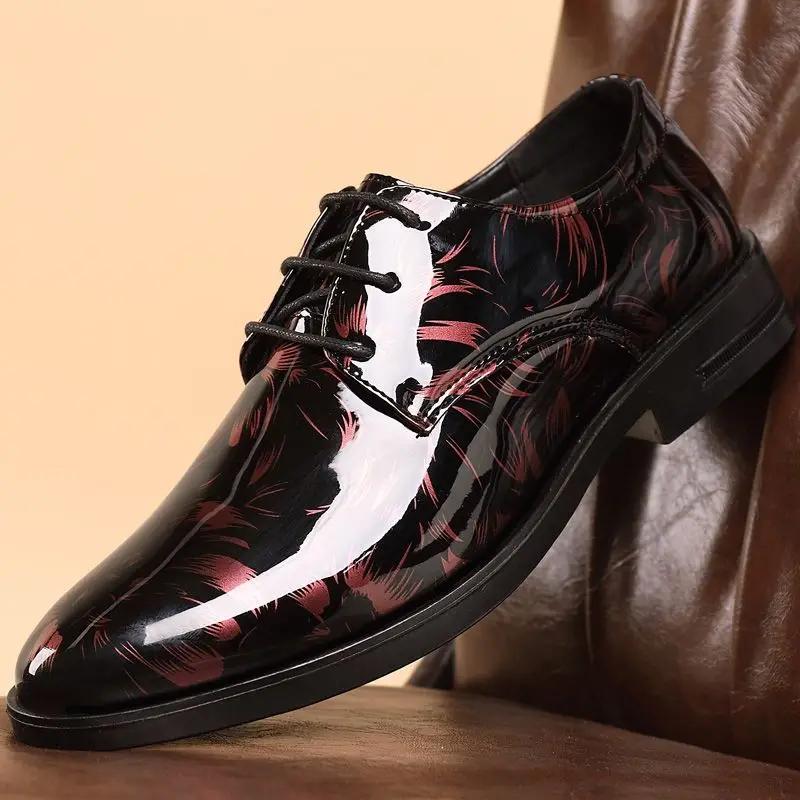 Oxfords Shoes Official Lace Up Dress Man Business Social Shoe for Men Casual 2024 Style Low Price Suit Italian 39 Clothing Party