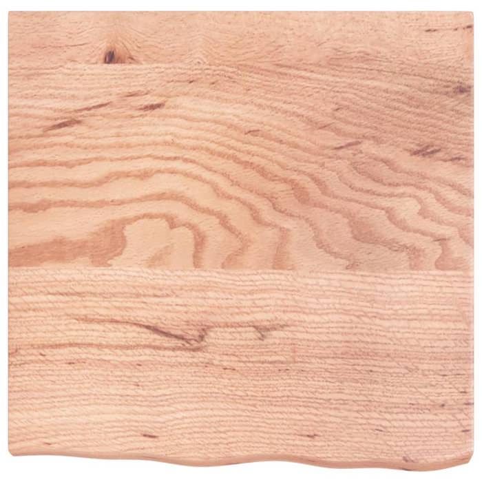 VidaXL Comptoir de salle de bain marron clair 60x60x6 cm bois traité 3156112
