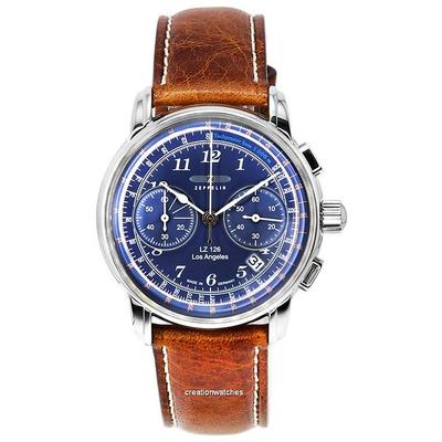 LZ126 Los Andželo Chronograph Blue Dial Quartz Z76143 Vyriškas laikrodis