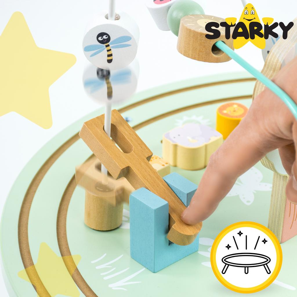 Wooden Educational Table for Children, Table, Train, Activity, Fun