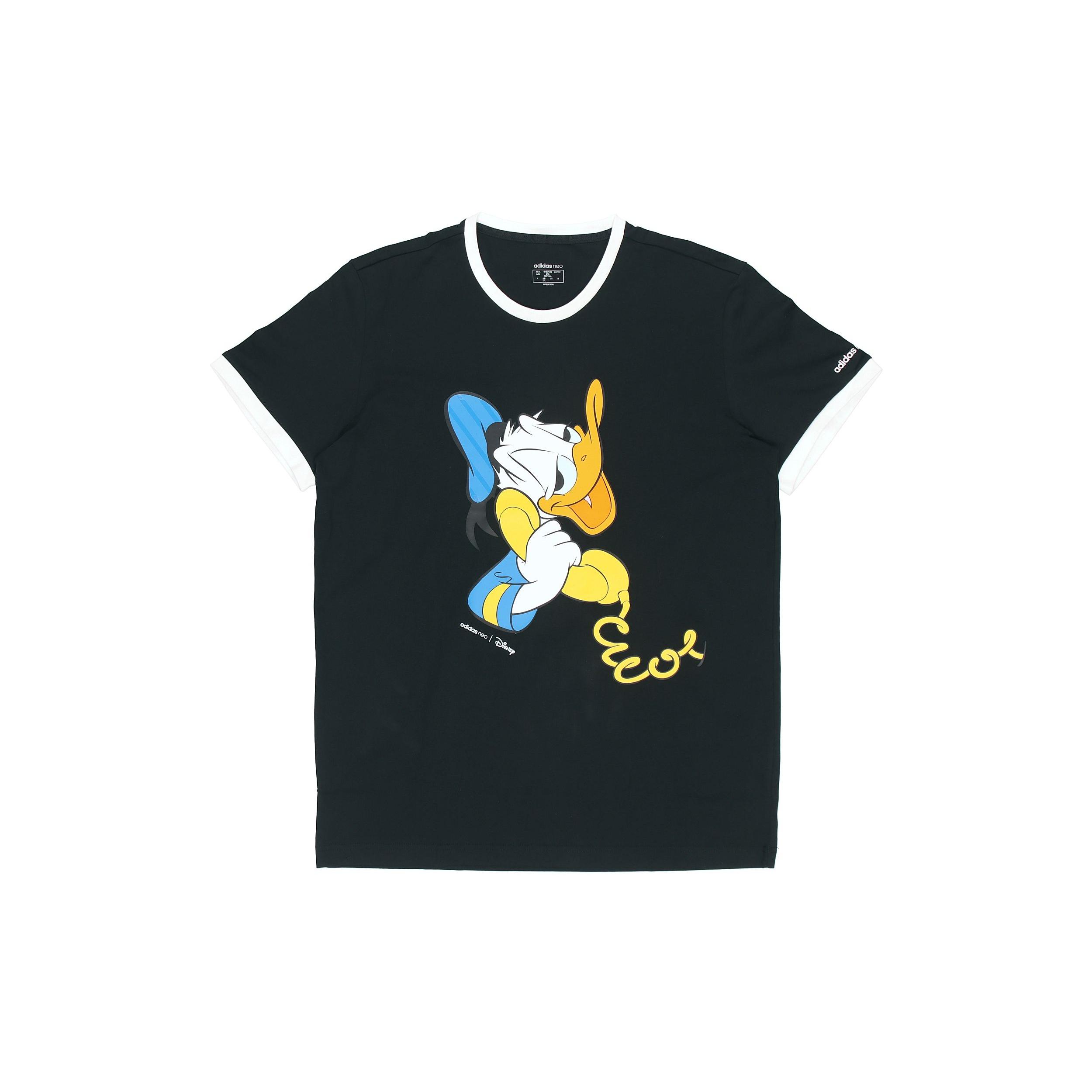 adidas neo Disney Sports Short Sleeve Black Men s GJ5632 S