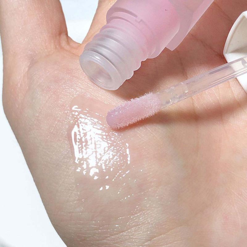 HENNES ORANGE~Flytende Lys Klar Vann Frys Sensation Lip Gloss Fuktighetsgivende Hydrating Lip Moisturizer Lightening Lip Lines Kvinnelig leppestift