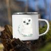 Cute Animal Horse Deer Print Mugs Creative Drink Coffee Milk Cups Kawaii Kids Animal Theme Party Juice Enamel Mug Gift for Child