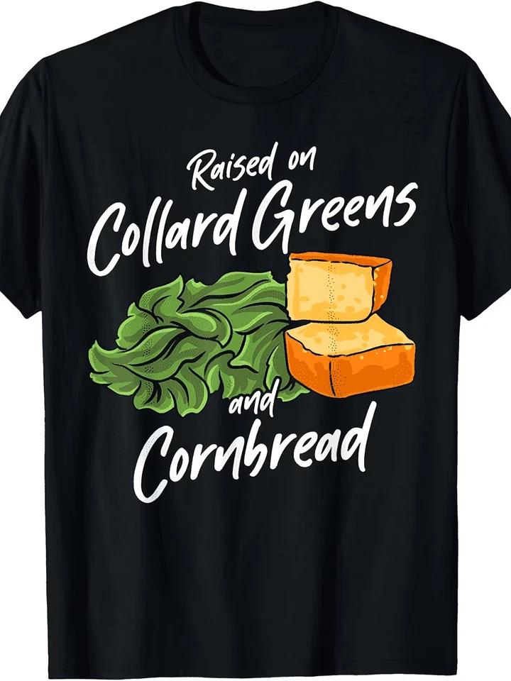 Southern Food Collard Greens & Cornbread T-Shirt S