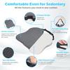 Car Wedge Seat Cushion Memory Foam Comfortable Seat Cushion-Orthopedic Support For Car Driver Seat Office Chair Wheelchairs