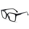 Xiaomi Women's Oversized Square Anti-Blue Light Glasses, Non-Prescription Computer Eyewear for Office, Gaming, Reading