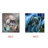 Round Rhinestone Drawings Embroidery DIY Diamond Painting Stitchwork Cross-Stitch Pictures Home Decor