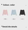 Women's Plus Size Square Collar Long-Sleeve Slimming T-Shirt for Spring