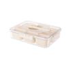 Food-grade Transparent Nine-section Fruit Preservation Box with Separate Formats, Plastic Kitchen Sealed Salad Preservation Box