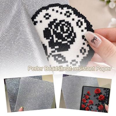 DIY Toy Accessories Perler Beads Cloth Handmade Iron-on Mat  For Photo Perler Beads