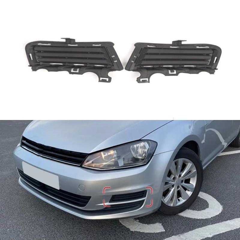 Front Bumper Grille Fog Light Cover Frame 5G0853211D 5G0853212D For VW GOLF MK7 2014-2017 Accessories