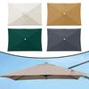 Umbrella Replacement Canopy 200cmx300cm Waterproof for Outdoor Use Home Deck