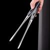 Stainless Steel Barbecue Tongs Kitchen Steaks Special Clip Household Extended Thickening Food Tongs Anti-scalding Barbecue Clip