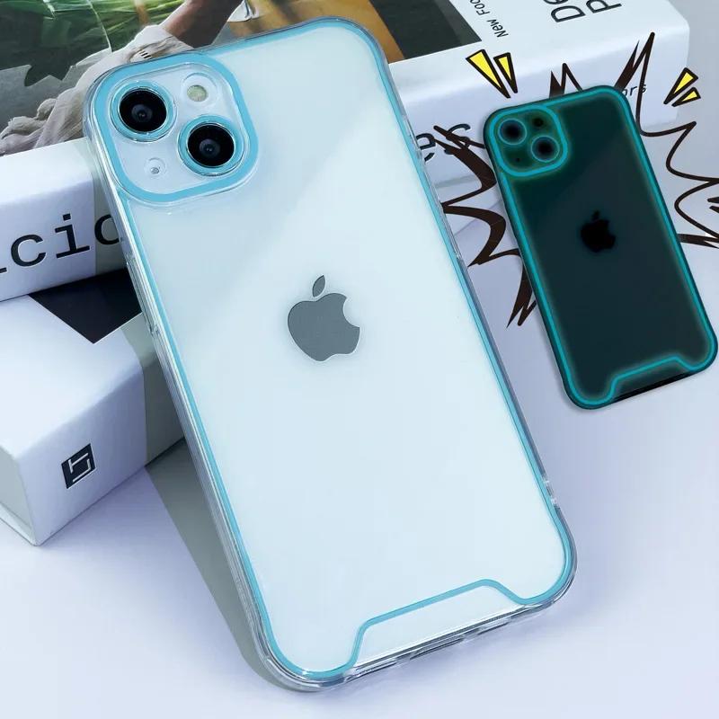 New Night Light Luminous Clear Phone Case For For Iphone Air 17 16 1 14 Plus 13 12 11 Pro Max Soft Silicone Shockproof Cover Funda
