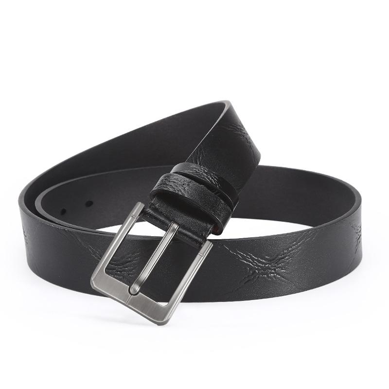 Men'S Alloy Pin Buckle Belt Zhongqing Business Durable Aviation Belt