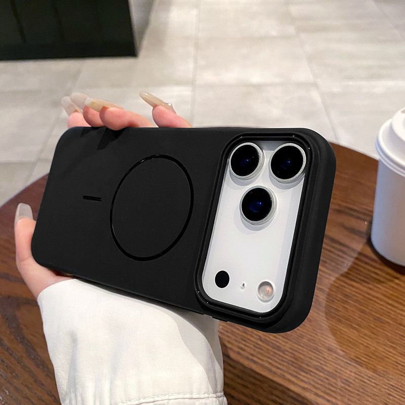 Liquid Silicone Phone Case for Apple iPhone 17 Pro Max - Soft MagSafe Simple Creative Phone Cover for iPhone 16/15/14/13/12/11/Pro/Pro Max/17 Air