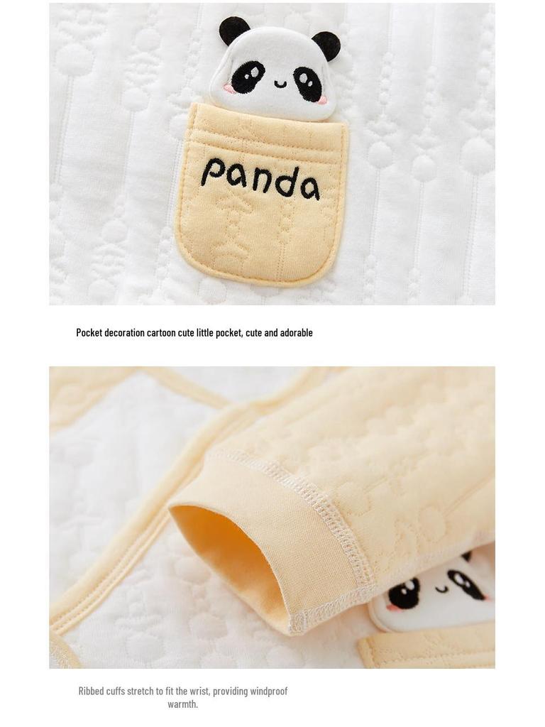 Thickened Cotton Padded Jumpsuit: Warm Winter Romper for Baby Boys & Girls