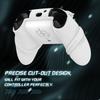 PlayVital Silicone Controller Cover for Xbox Series with Thumb Caps and Stickers Grip Shock Absorbing Runes Edition X/S – Non-Slip Skin, – (White)
