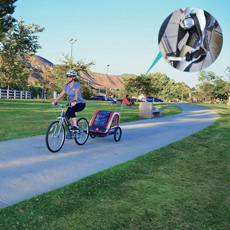 HANABASS Bike Trailer Hitch Coupler Bicycle Connection Adapter Hardware Connection