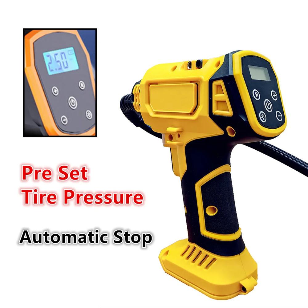 Cordless Electric Air Pump For Portable Tire Inflator For Dewalt 18V/20V Battery