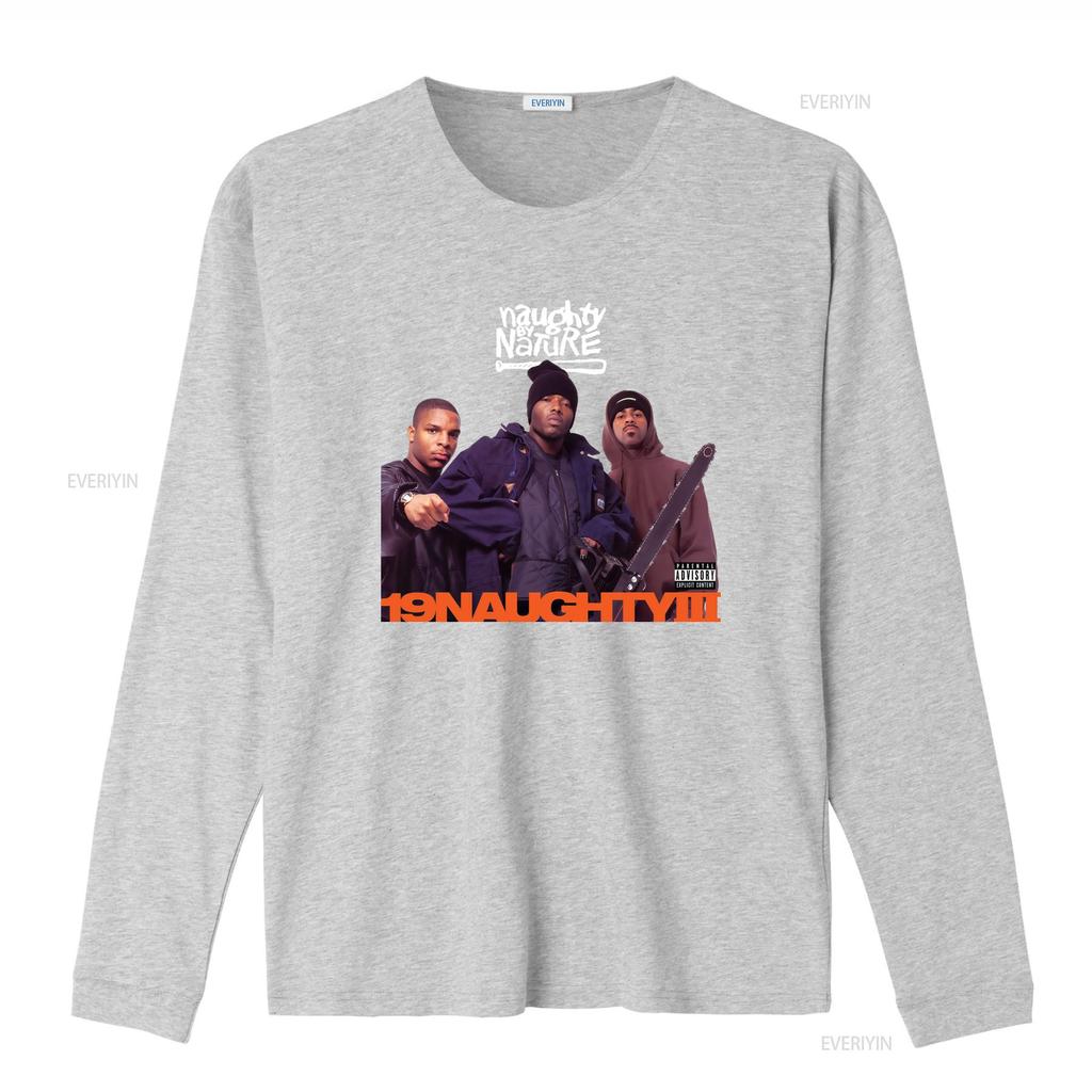 Naughty by Nature 19 III Rap Hip Hop T Shirt All Sizes New Vintage Washed Homme Stretched Casual Graphic Top For Everyday Wear