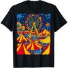 Vibrant Ferris Wheel Graphic for Carnival Lovers T-Shirt