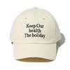 Millo Archive Holiday Signature Ball Cap [Cream]