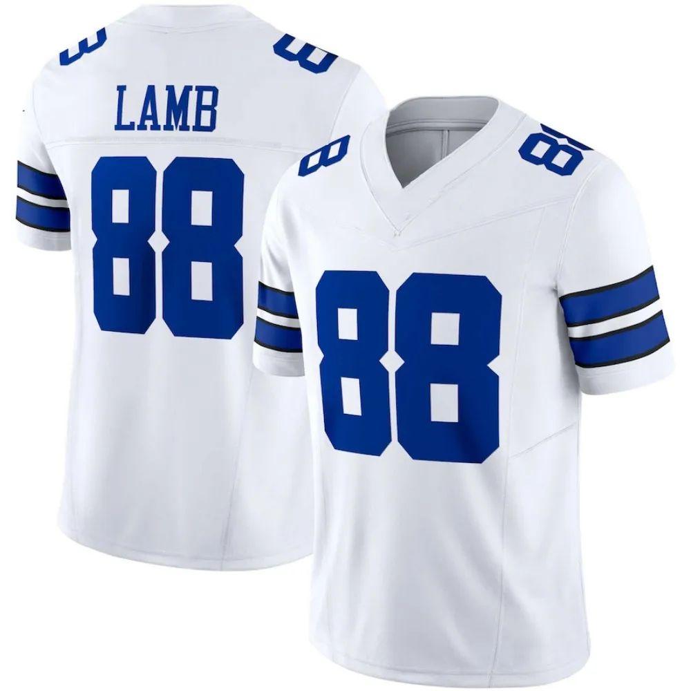 Men's Latest Popular Personality Football Jersey 3d Printed Pattern Dallas Cowboys Men's Short-Sleeved Football Jersey Clothing