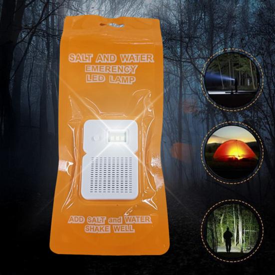 LED Nød Campinglampe 50Lm Bærbar Energisparende Lampe Salt