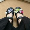 New Set Women Butterfly Shoe Flower Charms Original Shoe Charms Luxury Pearl Diamond Shoe Decorations Shoe Accessories