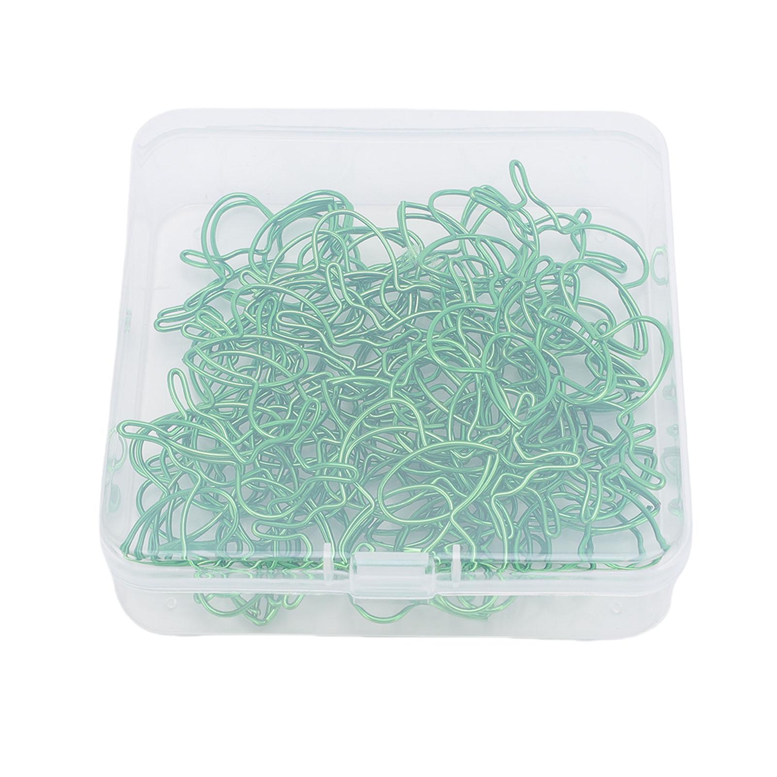 

80 шт. Скрепки для бумаги в форме пчел Железные Многофункциональные Милые скрепки для скрапбуков, календарей, файлов Green