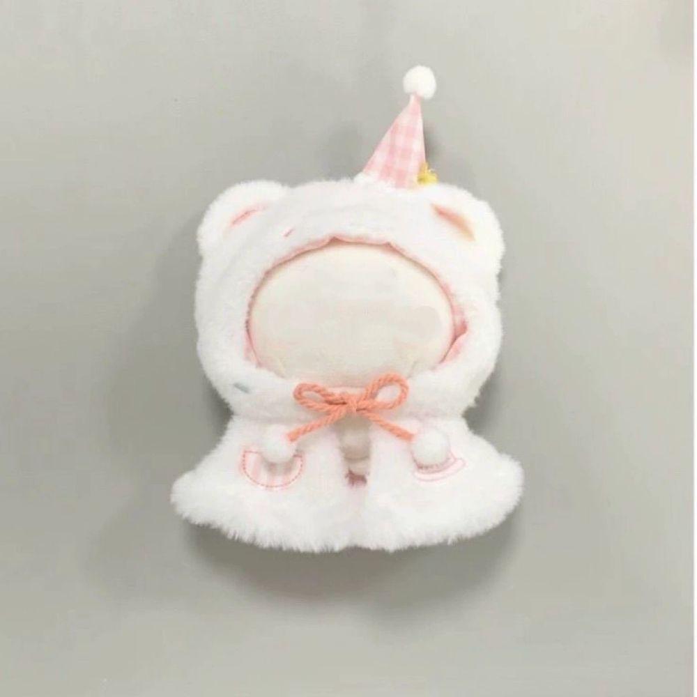 Dress Up Cotton Doll Clothes Head Covers Doll Cloaks Doll Accessories 10cm Doll Clothes DIY Toy