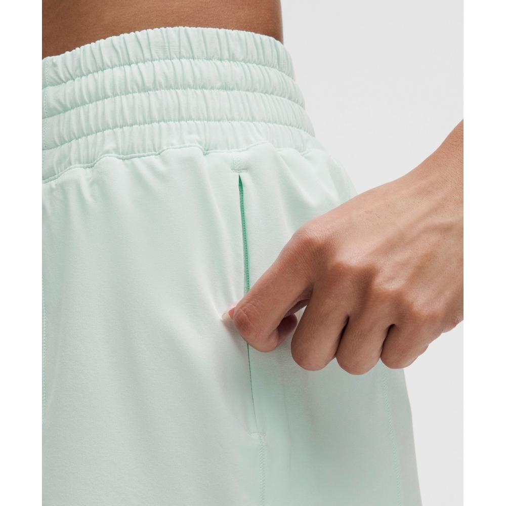 Lululemon Hotty Hot High Rise Lined Short 4  Mint Breeze