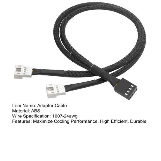 Adapter Cable Maximize Durable 4-Pin Fan Cooling Performance Adapter Cable Ideal for CPU