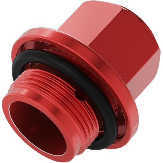 NICECNC Red Cylinder Cover FCR Carburetor Bolt Plug Cap & O-Ring Compatible with Honda CRF150R CRF250R CRF450R Compatible with Suzuki RMZ250