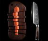 5PCS Kitchen Knife Stainless Steel Blade Damascus Laser Chef Knife Set